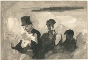 Vagón de tercera clase de Honoré Victorin Daumier