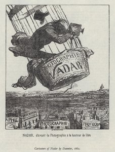 Nadar elevando la fotografía al nivel de arte de Honore (after) Daumier