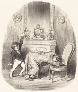 A imitación de Enrique IV de Honoré Daumier