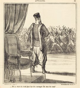Ah! eso... ya no parecen ocuparse de mí de Honoré Daumier