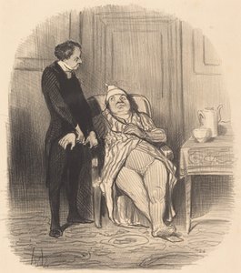 ¡Ah! doctor... creo... que soy tísico! de Honoré Daumier