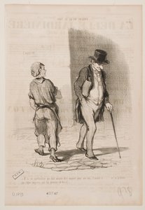 Otro más que este año tiene que preocuparse por su nariz... de Honoré Daumier