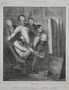 A través de los estudios de Honoré Daumier