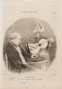 En los Campos Elíseos de Honoré Daumier