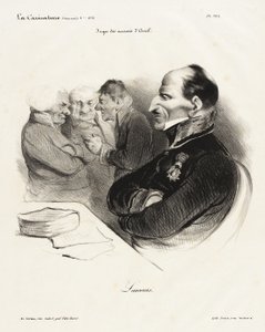 Barón de Lascours de Honoré Daumier