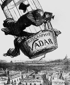 Caricatura de Gaspard-Felix Tournachon, alias Nadar (1820-1910) 1862