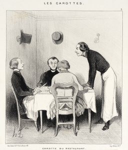 Zanahoria del restaurante de Honoré Daumier