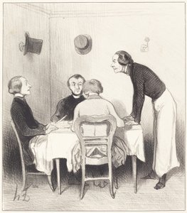 Zanahoria del restaurante de Honoré Daumier