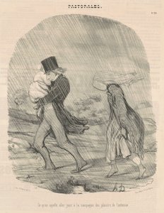Lo que se llama, ir a disfrutar al campo ... de Honoré Daumier