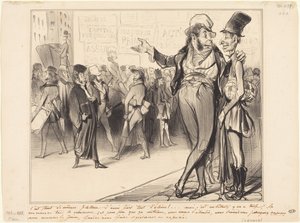 ¡Aun así es halagador haber tenido tantos alumnos!... de Honoré Daumier