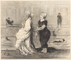 Querida baronesa, la felicito... de Honoré Daumier