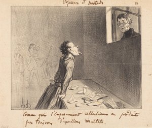 Cómo el encarcelamiento en celda... de Honoré Daumier