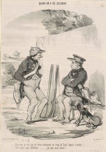 Decir que no pude disparar... de Honoré Daumier