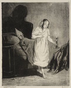 Dime, Bichette ... ¿en qué estás pensando ...? de Honoré Daumier