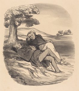 Dulce ocio de un ferretero retirado del comercio... de Honoré Daumier