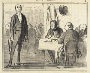 ¿Es el muchacho?... de Honoré Daumier