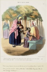 Desde que Zémire sabe que me va a costar quince francos al año,... de Honoré Daumier