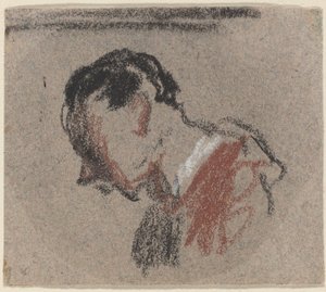 Cabeza de un hombre de Honoré Daumier