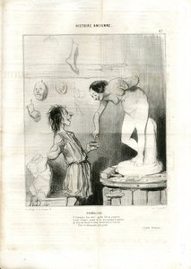 Ilustración de Honoré Daumier (1808-1879) en Le Charivari de Honoré Daumier