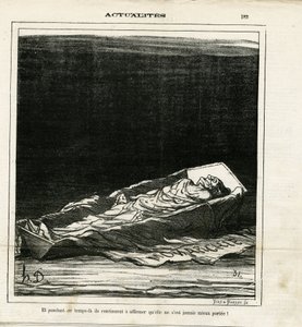 Ilustración de Honoré Daumier en Le Charivari de Honoré Daumier