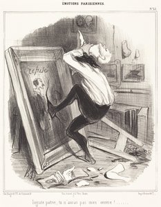 Patria ingrata, no tendrás mi obra!... de Honoré Daumier