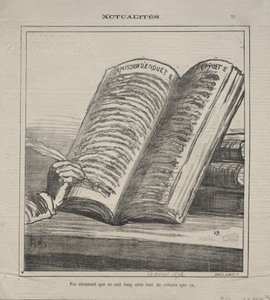 Actualidades (No. 77): No te asombres de que sea largo y con muchas correcciones de Honoré Daumier