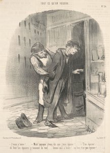 ¡Quiero beber! Pero si te digo ... de Honoré Daumier