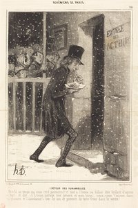 El actor de los Funambules de Honoré Daumier