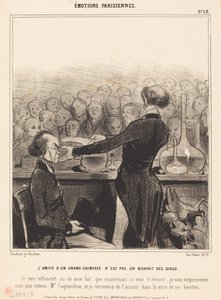 La amistad de un gran químico... de Honoré Daumier