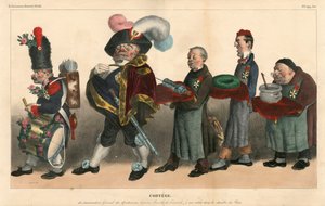 La Caricatura (1830) política, Satírico en colores de Honoré Daumier