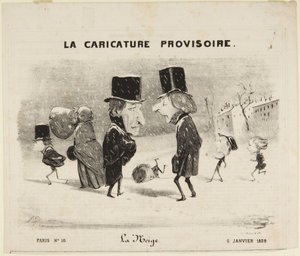 La nieve de Honoré Daumier