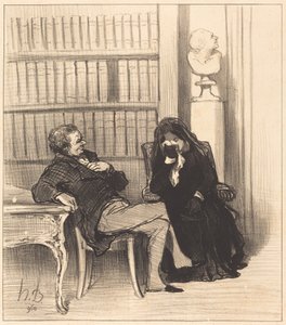 La viuda de Honoré Daumier
