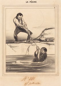 Le Barbillon arrastra... de Honoré Daumier