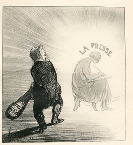 Le Charivari, Satírico en N & B de Honoré Daumier