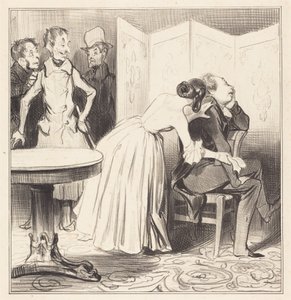 El caballero de los Adrets es el amante... de Honoré Daumier