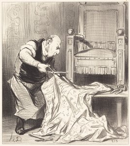 El Nuevo Tapicero de la Corona de Honoré Daumier