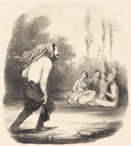 El más bromista de la sociedad de Honoré Daumier