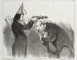 La próxima entrega de premios en la Académie Française de Honoré Daumier