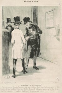 El vendedor de contraseñas de Honoré Daumier