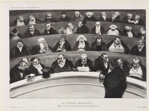 El vientre legislativo de Honoré Daumier