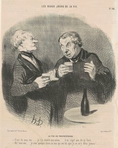 El vino del propietario de Honoré Daumier