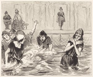 Las lavanderas de Honoré Daumier