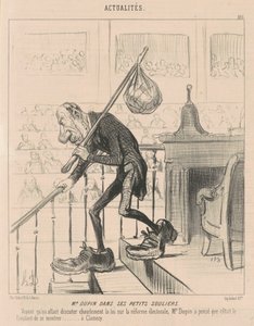M. Dupin en sus pequeños zapatos de Honoré Daumier