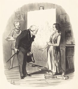¡Señora, tengo el honor! de Honoré Daumier