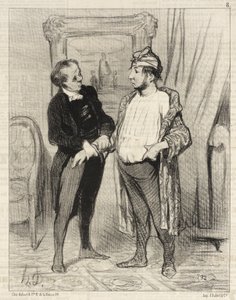 Querido mío, te aseguro que yo te... de Honoré Daumier