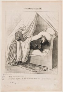 Señor, es una carta por tres centavos... de Honoré Daumier