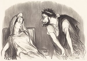 Edipo de Honoré Daumier