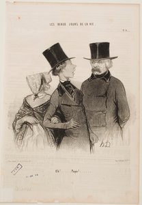 ¡Ups... Papá!... de Honoré Daumier