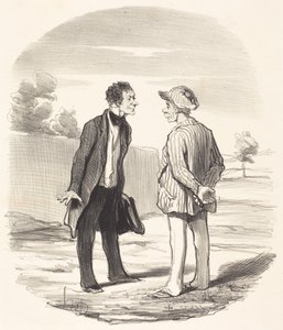 Sí, señor Gimblet, el orden no será... restablecido... de Honoré Daumier