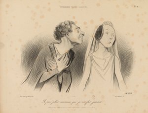 Fisonomías trágico-clásicas. Parto más enamorado de lo que jamás estuve. N.º 4.